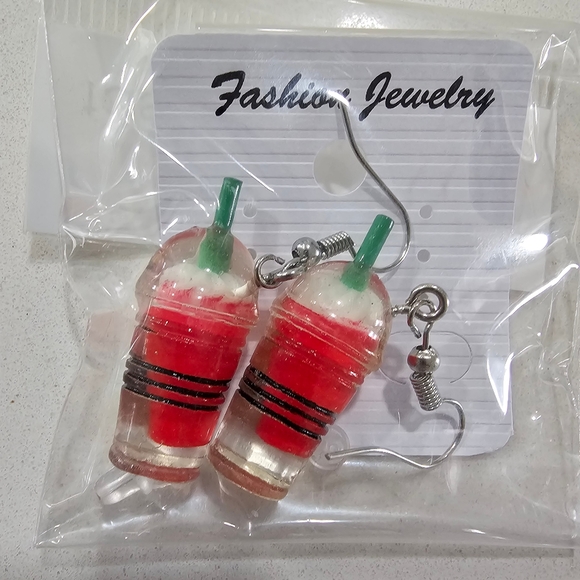 STARBUCKS INSPIRED EARRINGS SET - Picture 3 of 6